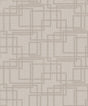 Seabrook Bauhaus Cityscape Laurent Grey Wallpaper