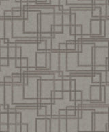 Seabrook Bauhaus Cityscape Hammered Steel Wallpaper