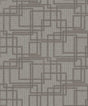 Seabrook Bauhaus Cityscape Hammered Steel Wallpaper