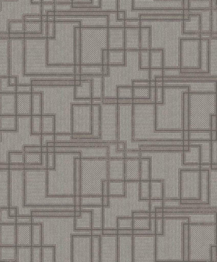 Seabrook Bauhaus Cityscape Grey Wallpaper