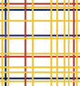 Seabrook Mondrian Grid Mural Multicolored Mural