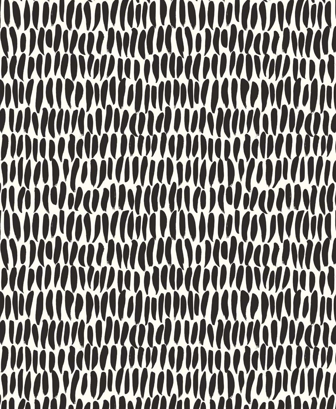 Seabrook Brushwork Black Wallpaper