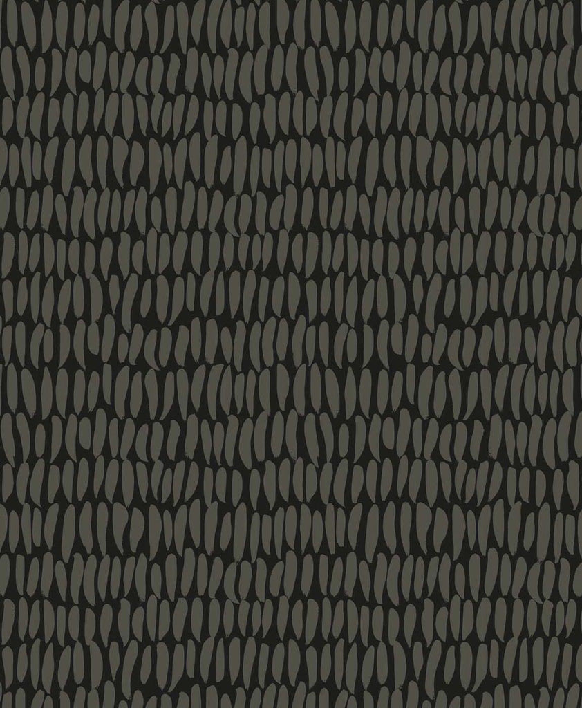 Seabrook Brushwork Graphite Wallpaper