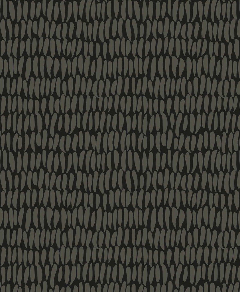 Seabrook Brushwork Grey Wallpaper