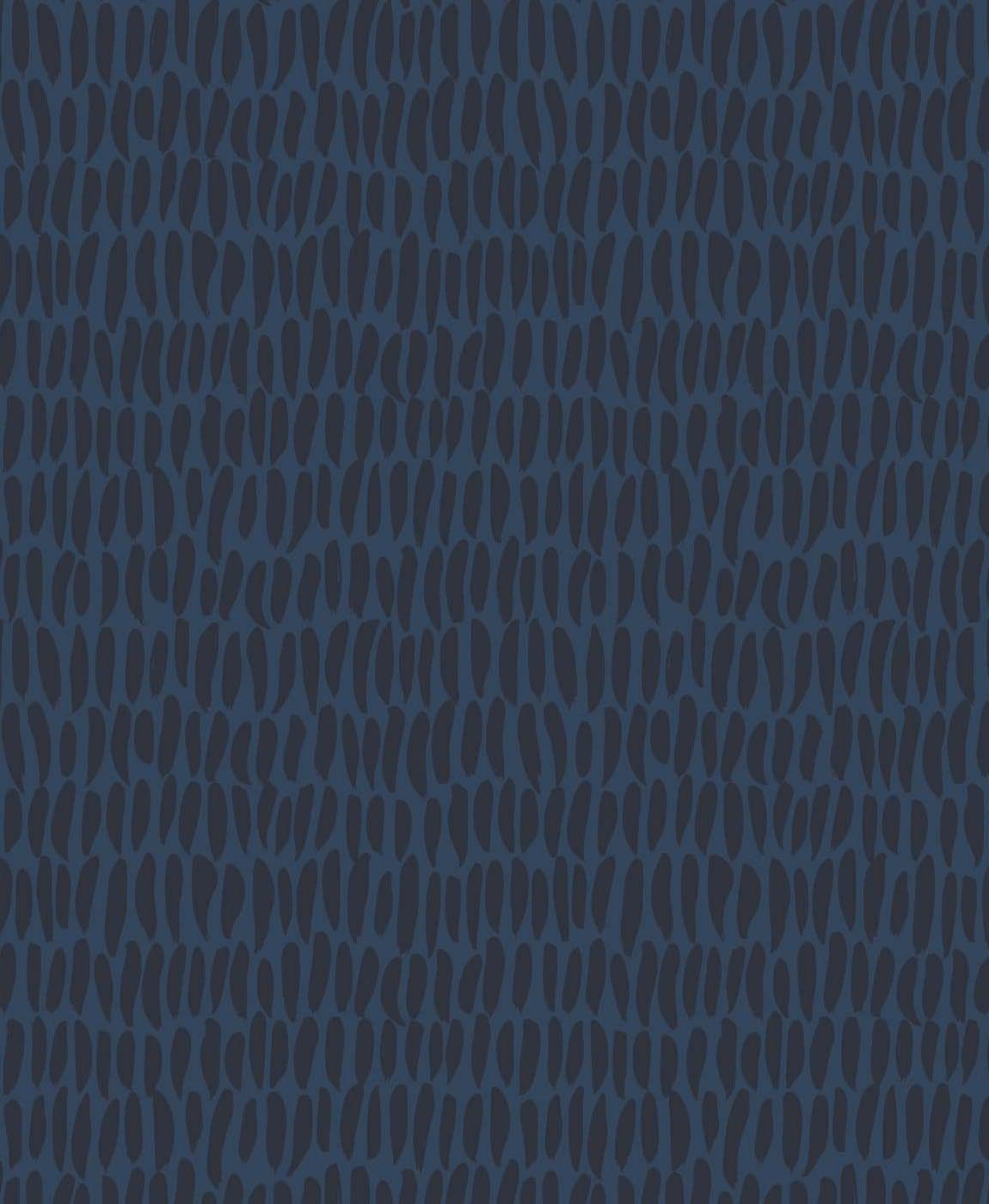 Seabrook Brushwork Midnight Wallpaper