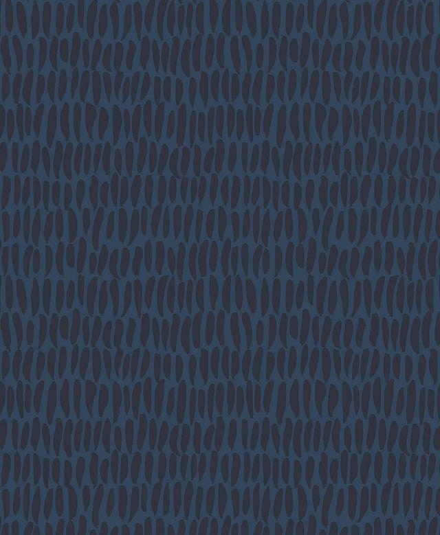 Seabrook Brushwork Midnight Wallpaper