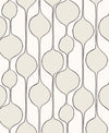 Seabrook Minimalist Geometric Marshmallow Wallpaper