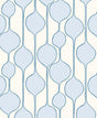 Seabrook Minimalist Geometric Baby Blue Wallpaper