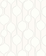 Seabrook Minimalist Geometric Egyptian Cotton Wallpaper
