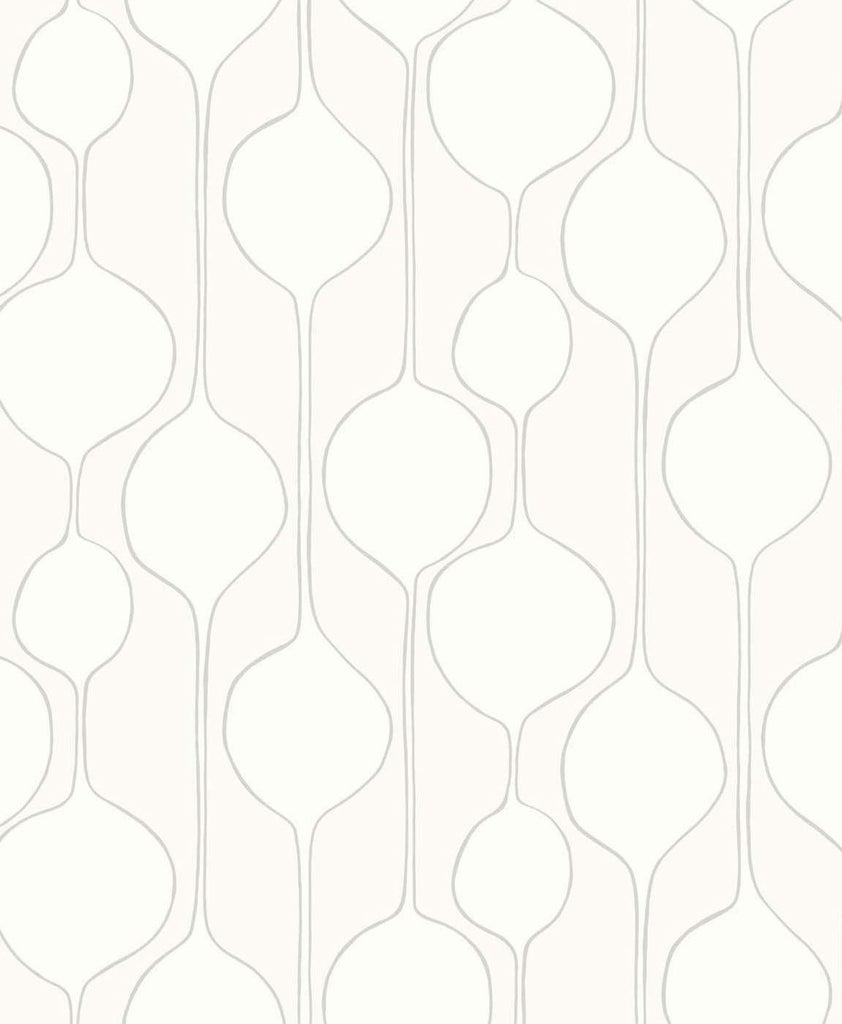 Seabrook Minimalist Geometric Egyptian Cotton Wallpaper