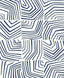 Seabrook Linework Maze Imperial Blue Wallpaper
