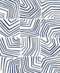 Seabrook Linework Maze Imperial Blue Wallpaper