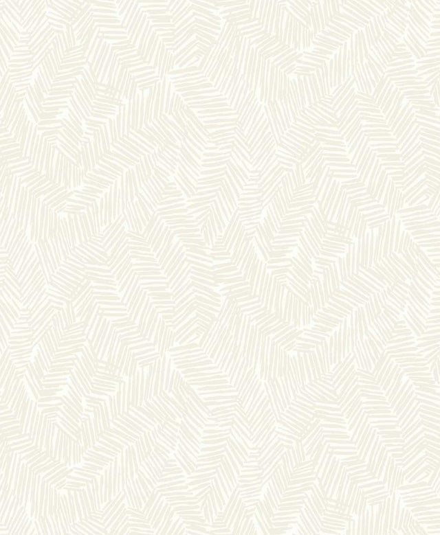 Seabrook Lush Ivory Wallpaper