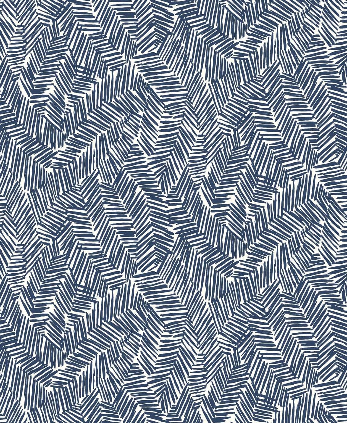 Seabrook Lush Blue Wallpaper