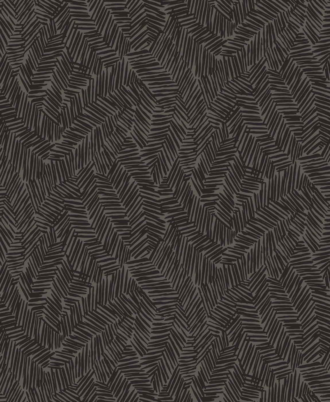 Seabrook Lush Black Sapphire Wallpaper