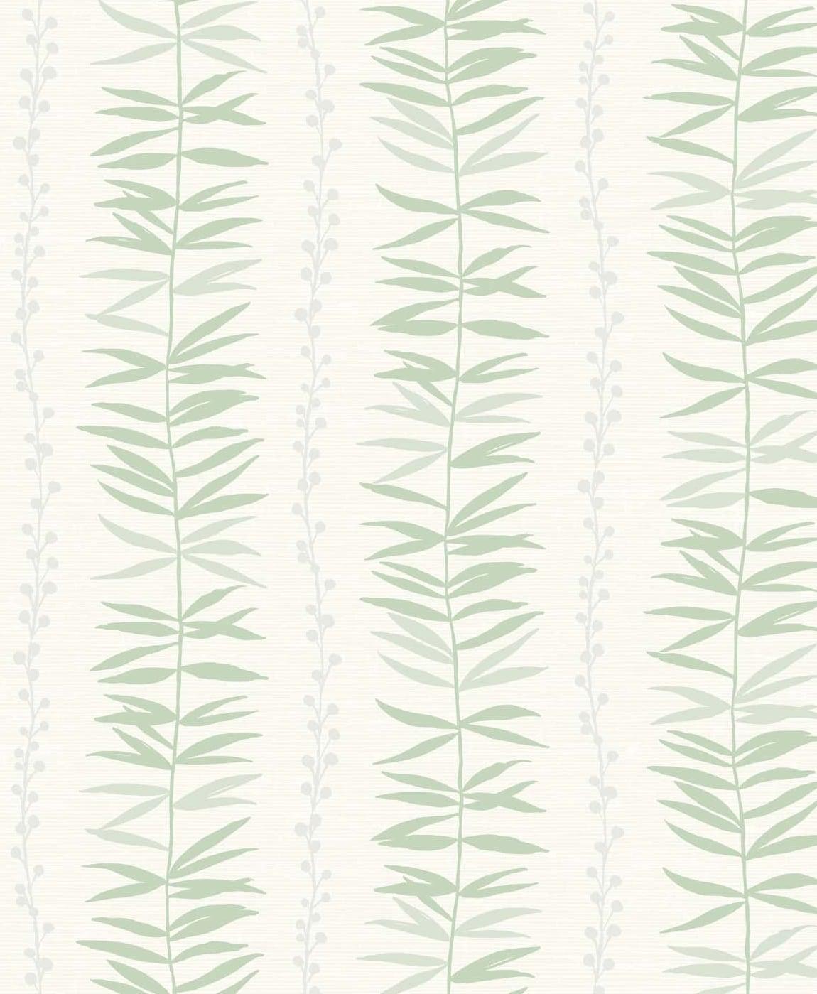 Seabrook Summer Garland Forest Wallpaper