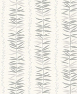 Seabrook Summer Garland Grey Wallpaper