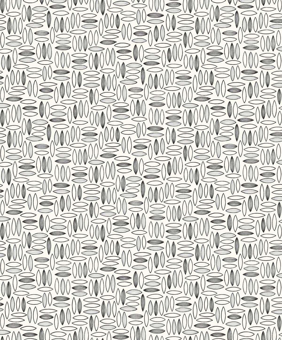 Seabrook Pip Geo Salt And Pepper Wallpaper