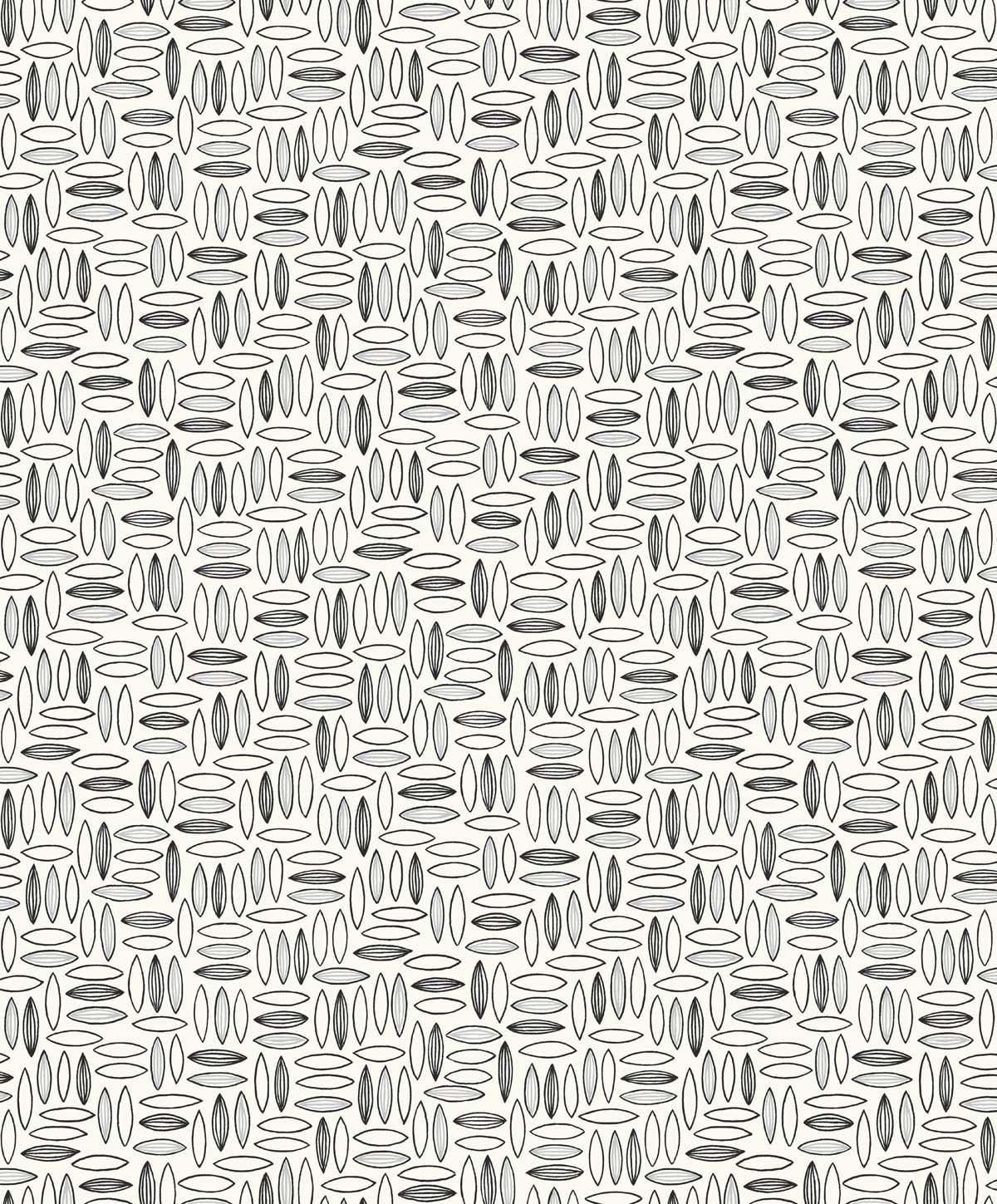 Seabrook Pip Geo Grey Wallpaper