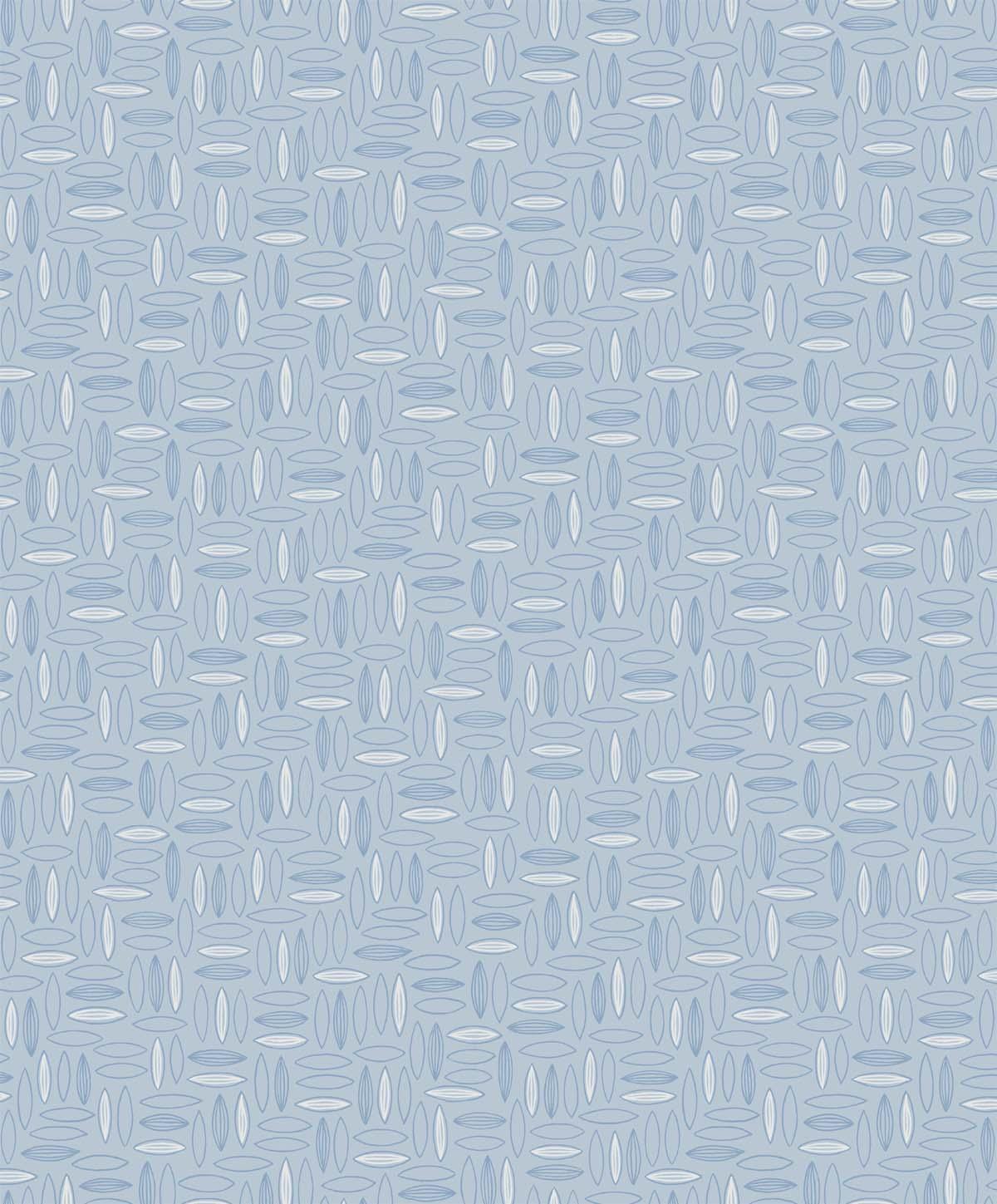 Seabrook Pip Geo Blue Wallpaper