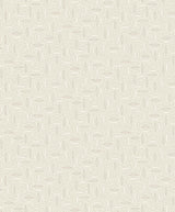 Seabrook Pip Geo Almond Milk Wallpaper