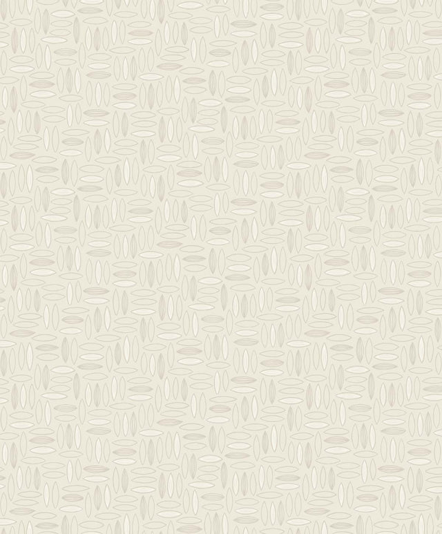 Seabrook Pip Geo Almond Milk Wallpaper