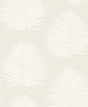 Seabrook Island Palm Alabaster Wallpaper