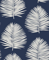 Seabrook Island Palm Blue Wallpaper