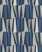 Seabrook Geometric Shadows Denim Wallpaper