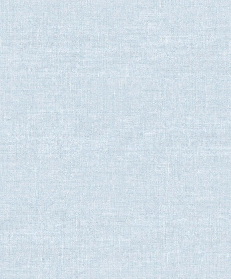 Seabrook Soft Linen Blue Fog Wallpaper