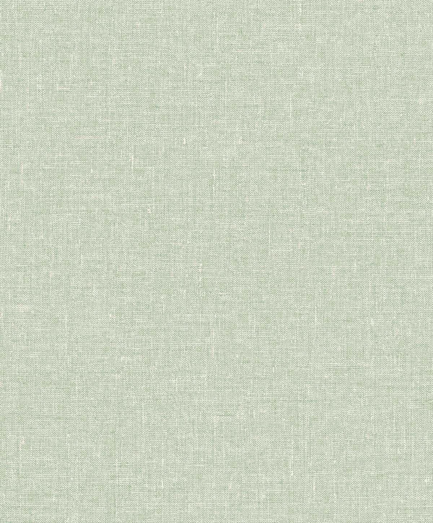 Seabrook Soft Linen Sage Wallpaper