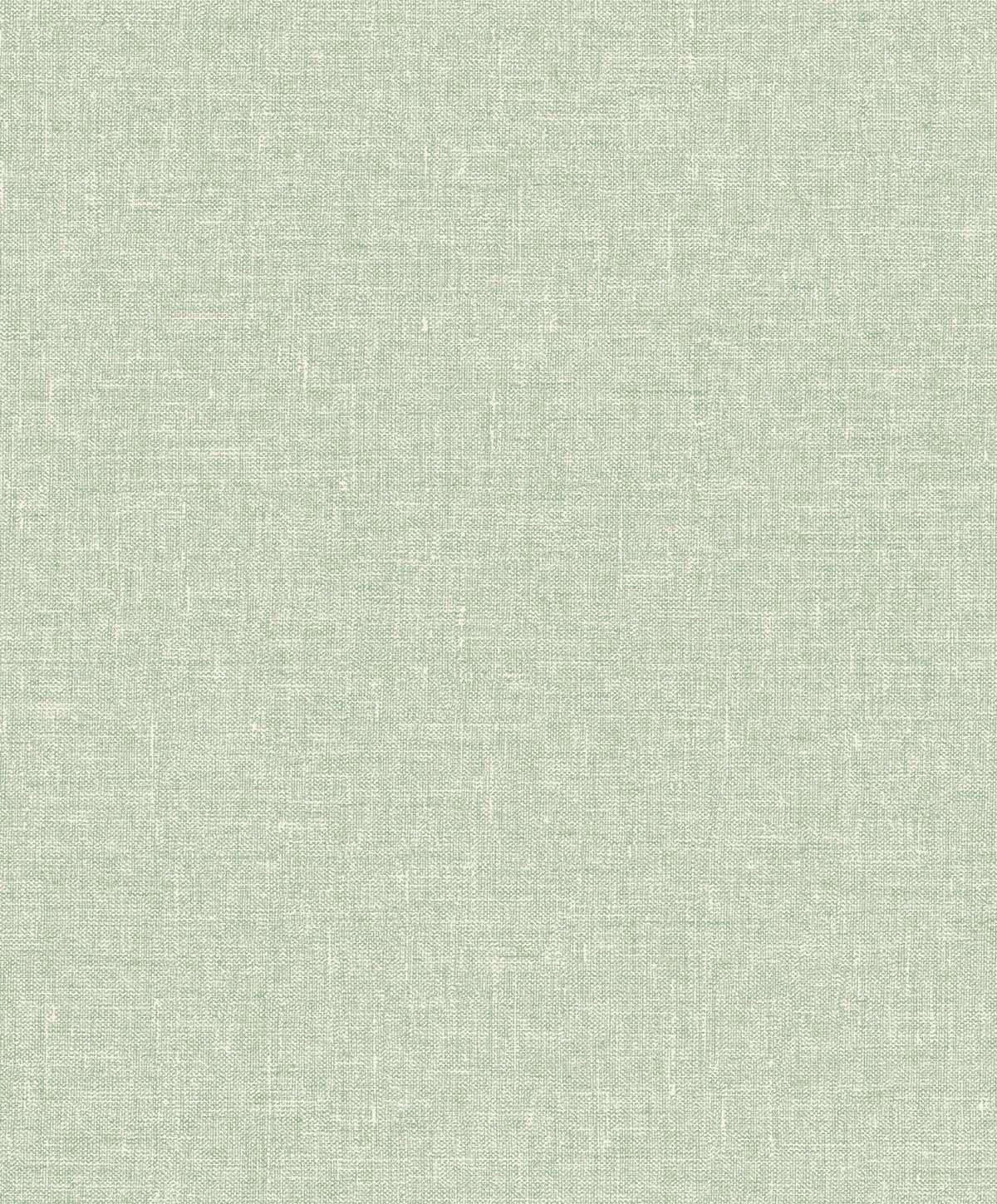 Seabrook Soft Linen Green Wallpaper