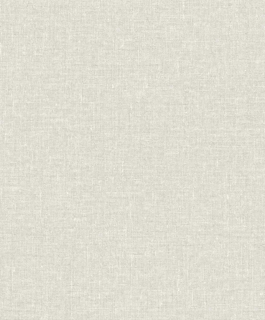 Seabrook Soft Linen Grey Wallpaper