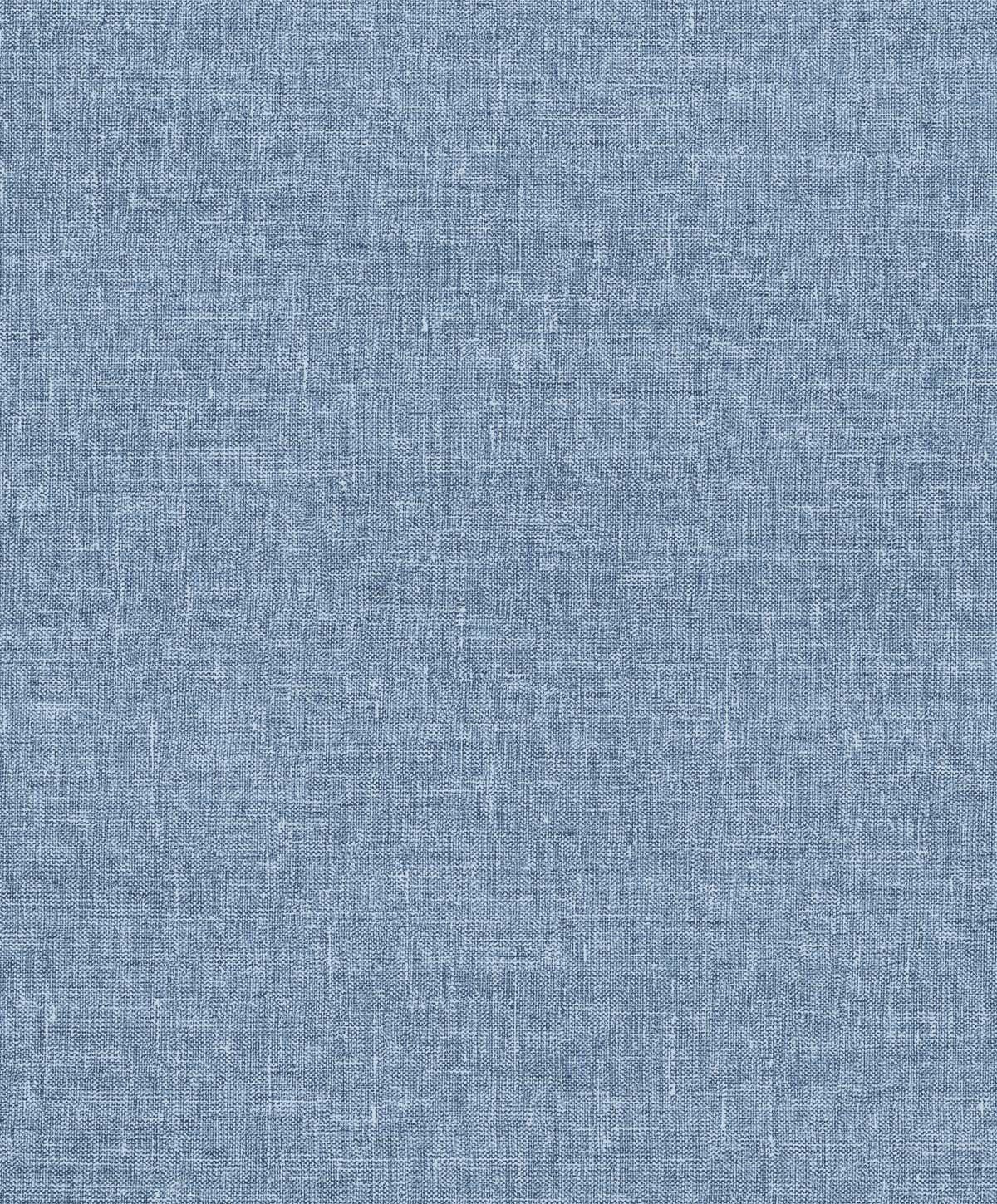 Seabrook Soft Linen Blueberry Wallpaper