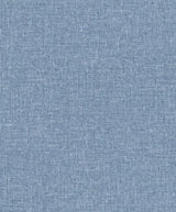 Seabrook Soft Linen Blue Wallpaper