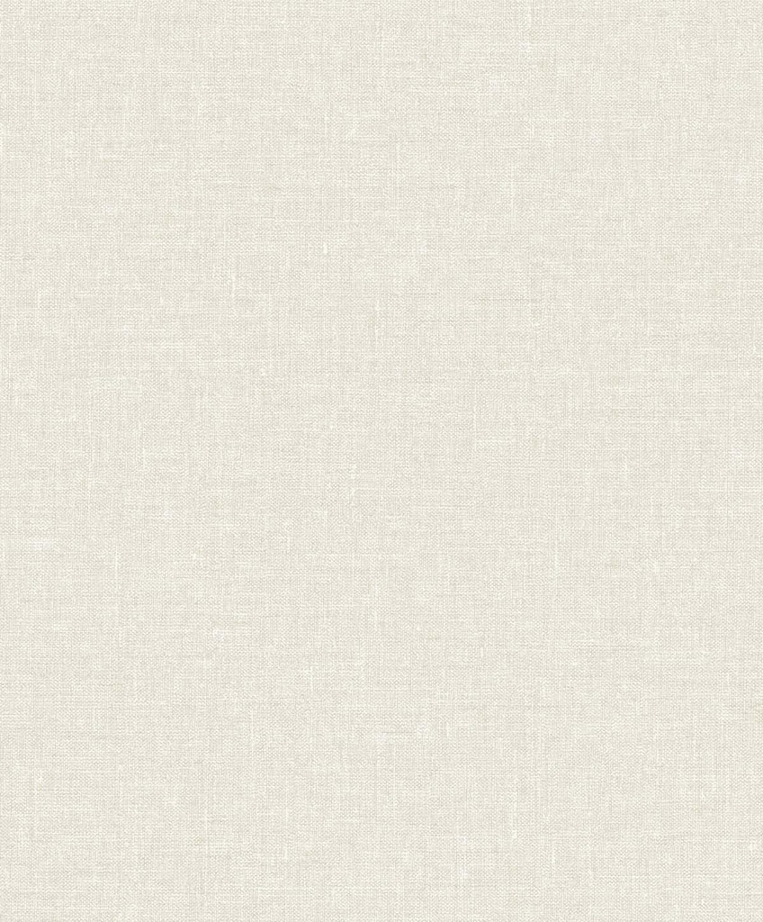 Seabrook Soft Linen Off-White Wallpaper