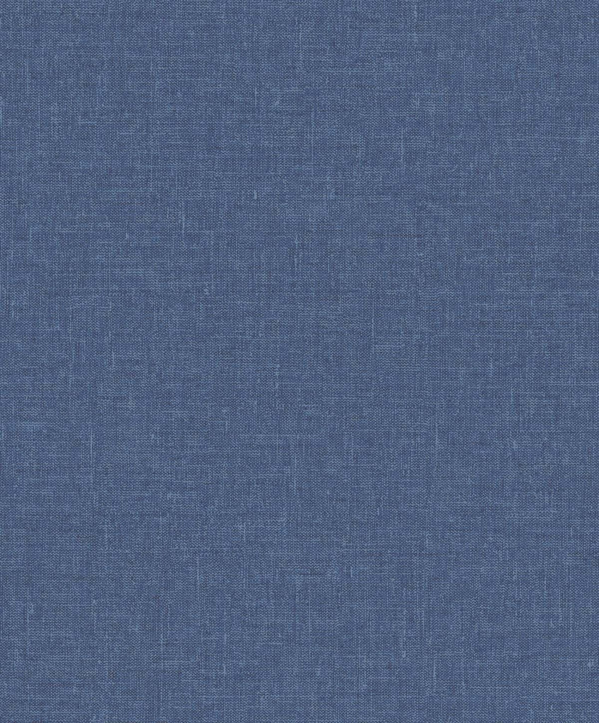 Seabrook Soft Linen Navy Wallpaper