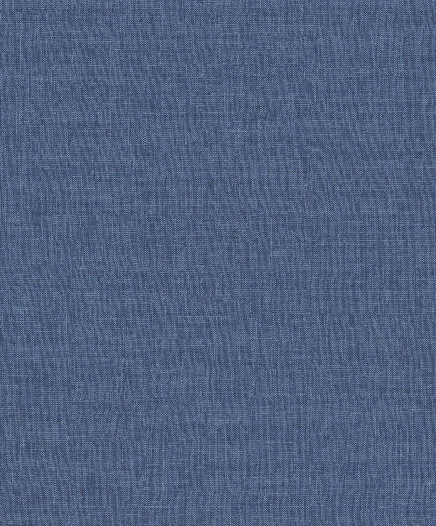 Seabrook Soft Linen Blue Wallpaper