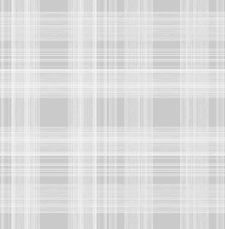 Seabrook Rad Plaid Grey Wallpaper
