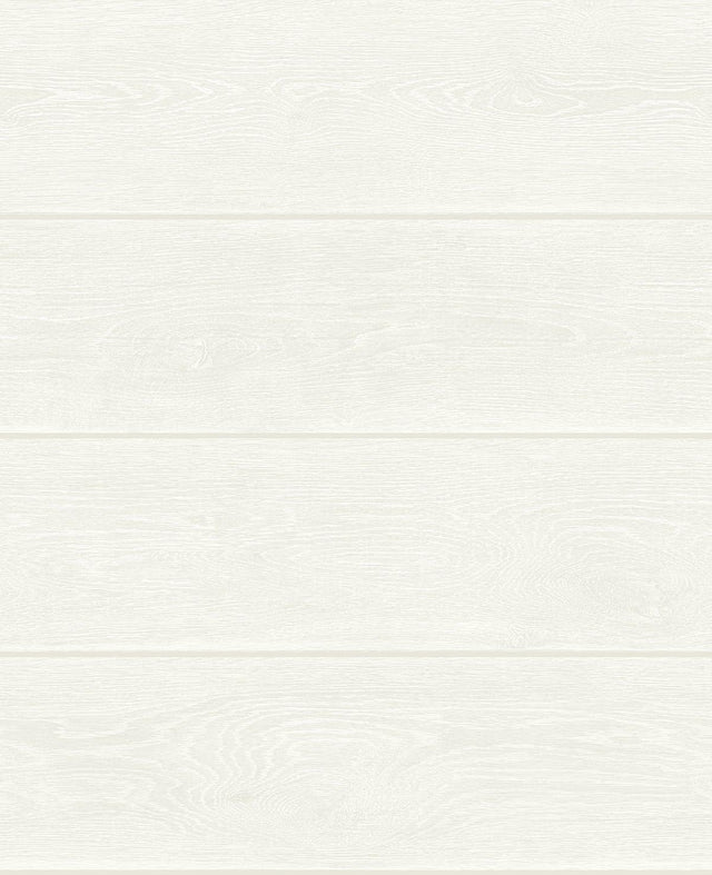 Seabrook Stacks Dove White Wallpaper