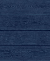 Seabrook Stacks Denim Blue Wallpaper