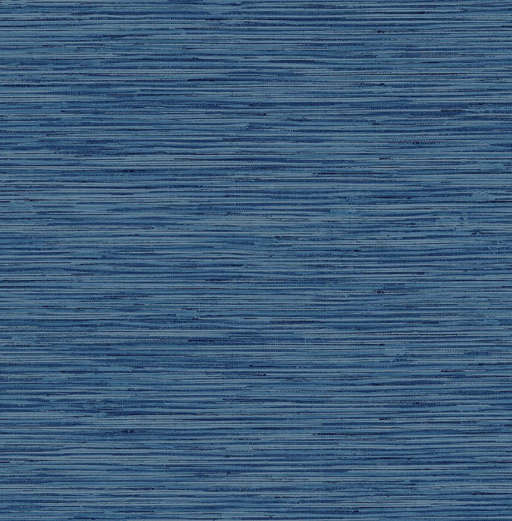 Seabrook Grasscloth Blue Wallpaper