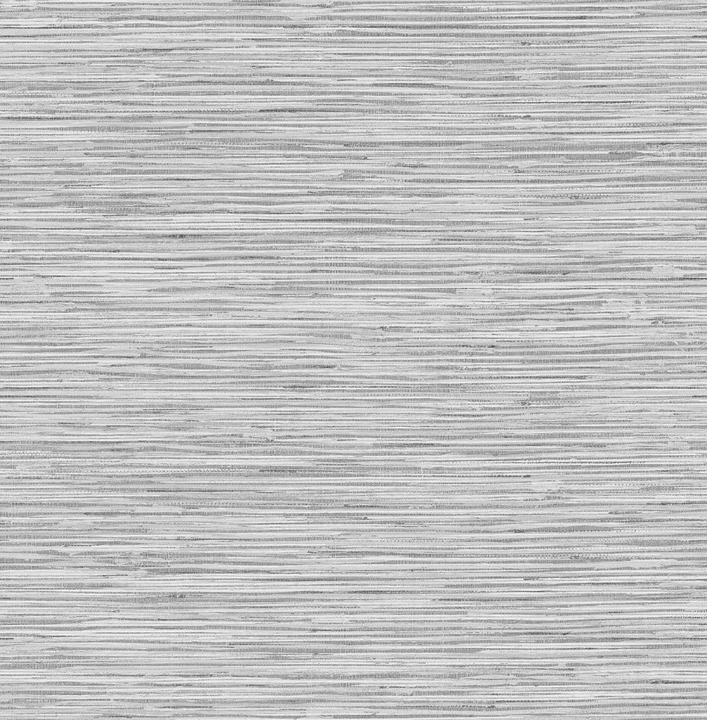 Seabrook Grasscloth Grey Wallpaper