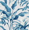 Seabrook Palma Blue Lagoon & Grey Wallpaper