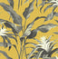 Seabrook Palma Golden & Moonstone Grey Wallpaper