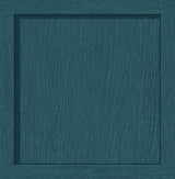 Seabrook Squared Away Teal Wallpaper