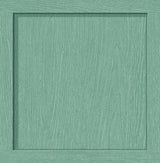 Seabrook Squared Away Sea Green Wallpaper