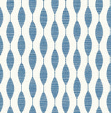 Seabrook Ditto Blue Wallpaper