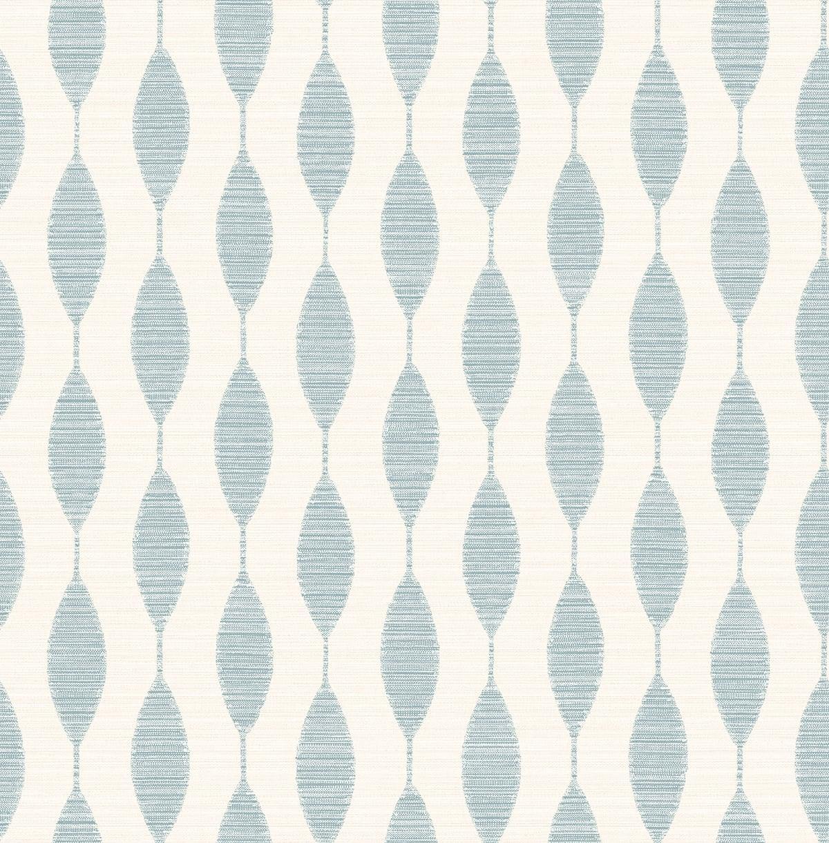 Seabrook Ditto Blue Opal Wallpaper