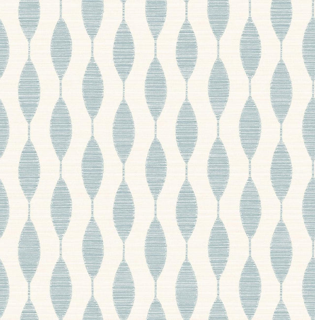 Seabrook Ditto Blue Opal Wallpaper
